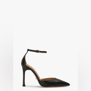 Tony Bianco Aztec Ankle Strap Heels - Black Como